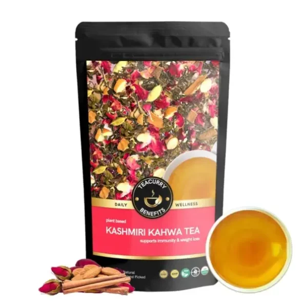 Teacurry Kashmiri Kahwa Green Tea - 100 Grams Loose Tea, Herbkart8t761dGu0l5SsL.webp, Herbkart8t761dGu0l5SsL