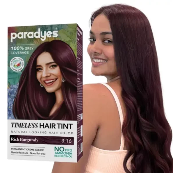 Paradyes Rich Burgundy Timeless Hair Tint, Permanent CrÃ¨me Hair Colour, 3.16 Rich Burgundy, Herbkart8t761pVNfOBk1L.webp, Herbkart8t761pVNfOBk1L