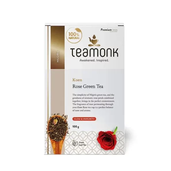 Teamonk Koen High Mountain Rose Green Tea (50 Cups) - 100 gm, Herbkart8t781VbUcIUoVL.webp, Herbkart8t781VbUcIUoVL