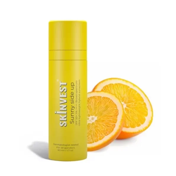 Skinvest Sunny Side Up Ultra Lightweight SPF 50+ PA ++++ Sunscreen, 50ml available on Herbkart