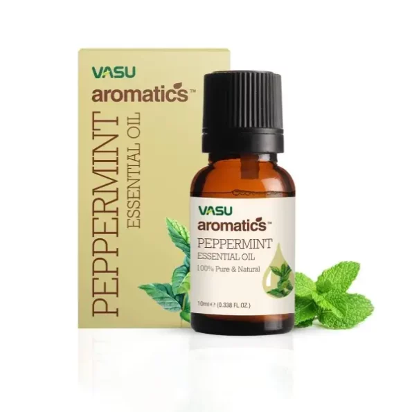 Vasu Aromatics Peppermint Essential Oil â€“ 10 ml available on Herbkart