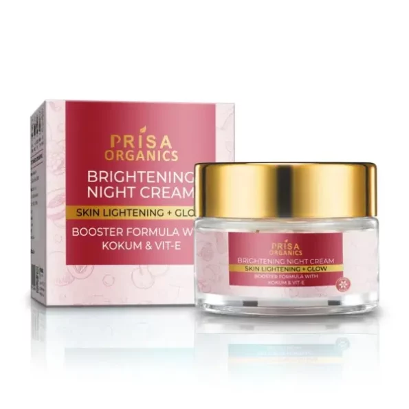 Prisa Organics Brightening Night Cream (50ml) available on Herbkart