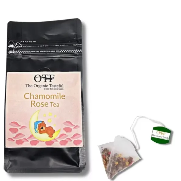 OTF Chamomile Rose tea (15 Tea bags) available on Herbkart