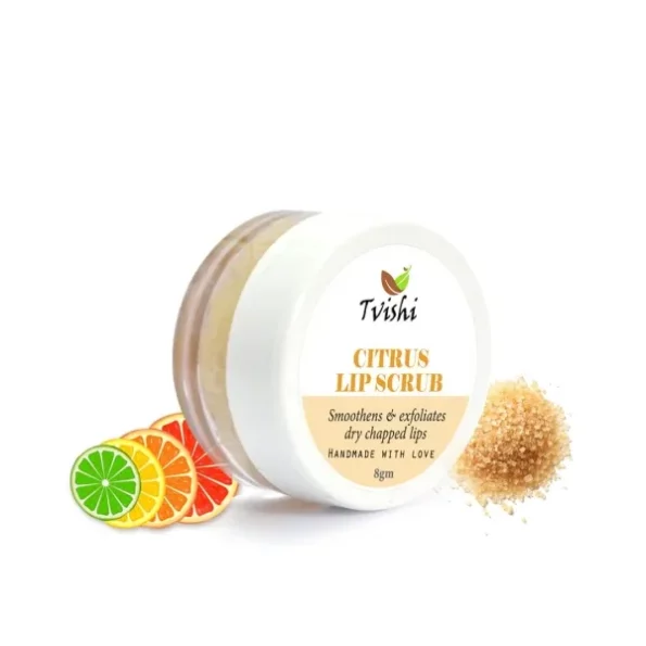 Tvishi Handmade Citrus Lip Scrub (8 gms) available on Herbkart