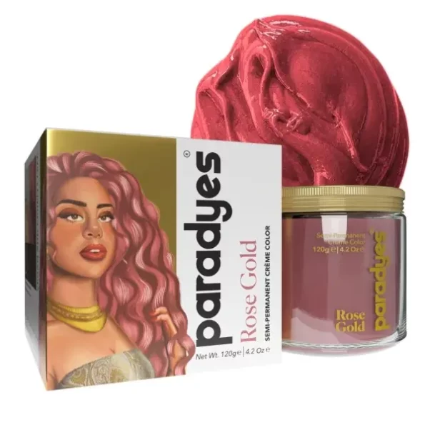 Paradyes Semi-permanent Rose Gold DIY Conditioner Based Hair Colour, 120 gm, Herbkart8t7611629qV4LL.webp, Herbkart8t7611629qV4LL