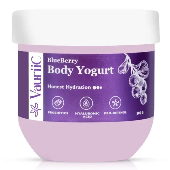 VauriiC Blueberry Body Yogurt 200 gm available on Herbkart