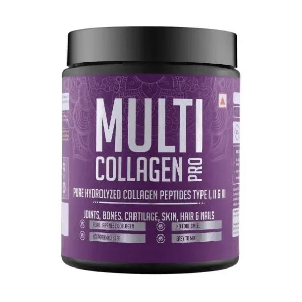 MangoHerbs Multi Collagen Pro, 240g Powder available on Herbkart