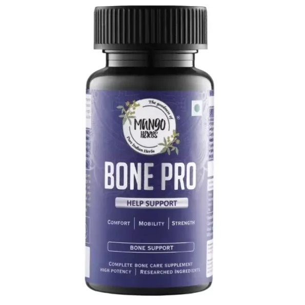 Mango Herbs Bone Pro: Complete Bone Health Supplement, 60 Tablets available on Herbkart