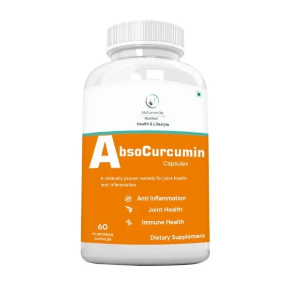 Nuturemite Abso curcumin 500 mg 60 Veg capsules available on Herbkart