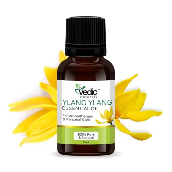 Vedic Naturals Ylang Ylang Essential Oil, 15 ml available on Herbkart