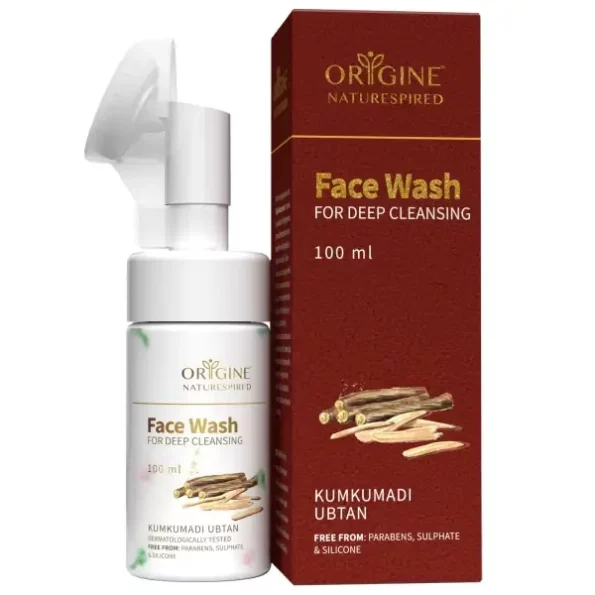 Origine Naturespired Face Wash With Mulethi, Manjistha, & Kumkumadi Ubtan, 100 ml, Herbkart8t7711yGQIYdsL.webp, Herbkart8t7711yGQIYdsL