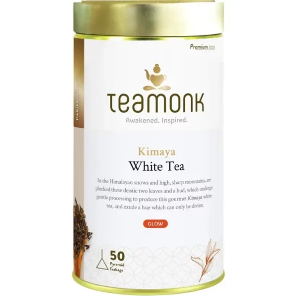 Teamonk - Kimaya White Tea (50 Teabags) available on Herbkart