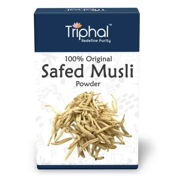 Triphal Natural & Pure Safed Musli Powder (100g), Herbkart8t761OBgh55HpL.webp, Herbkart8t761OBgh55HpL