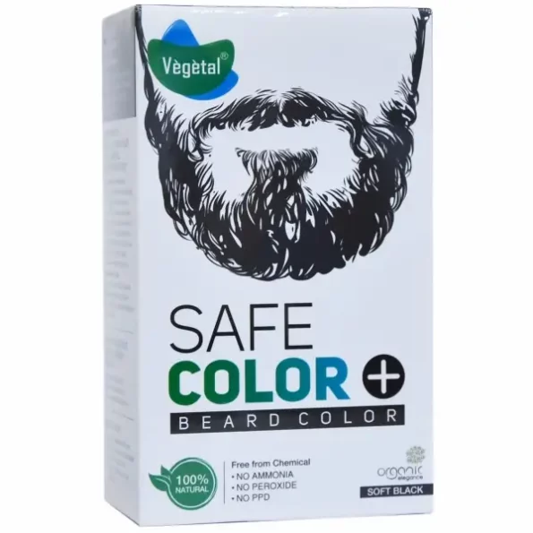 Vegetal Safe Hair Color -Soft Black 25gm available on Herbkart