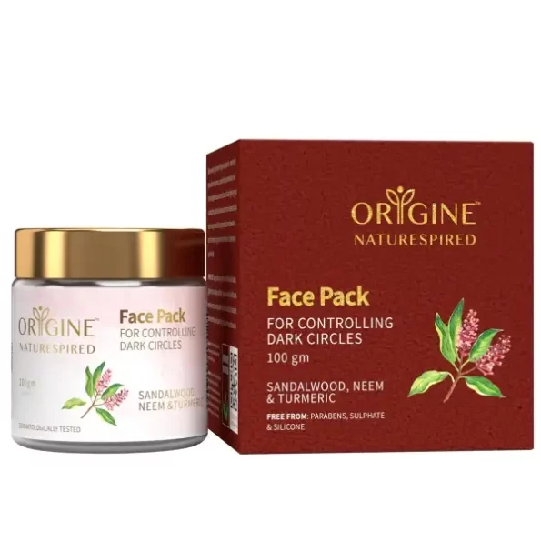 Origine Naturespired Face Pack For Controlling Dark Circles, 100 gm available on Herbkart