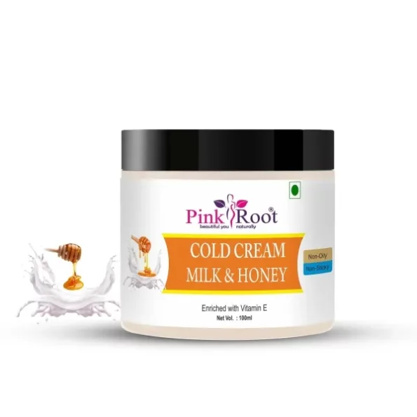 Pink Root Milk & Honey Cold Cream 100 ml available on Herbkart