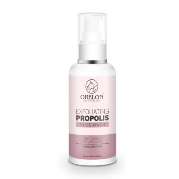 Orelon Propolis Pore Cleansing Face Wash for Oily to Dry Skin, with Manjistha, Neem And Peach Extract - 100 ML available on Herbkart