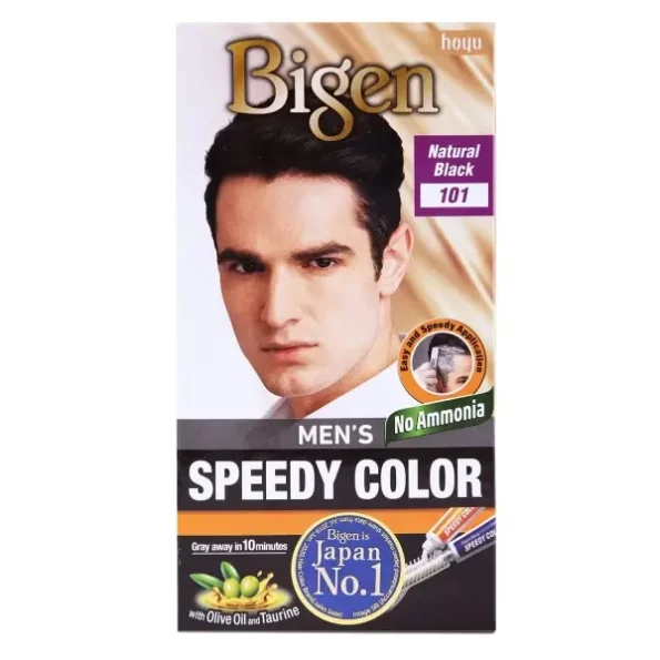 Bigen Men's Speedy Color, Hair Color, 80g - Natural Black 101, Herbkart8t771EDLVFChfL.webp, Herbkart8t771EDLVFChfL