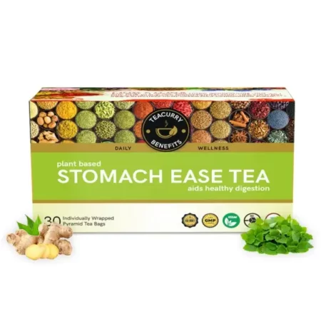 TEACURRY Constipation Spearmint Tea (30 Tea Bags) Helps With Reduces Constipation, Gastric Issues|Digestion Tea|Tea For Digestion|Herb Tea For Digestion Acidity|Stomach Ease Tea,60 Grams