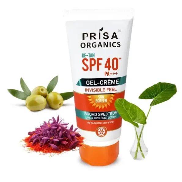 PRISA ORGANICS De-Tan SPF 40 Sun Screen Cream | Broad Spectrum UVA & UVB - SPF 40 100g, Herbkart8t761nGQZqyyXL.webp, Herbkart8t761nGQZqyyXL