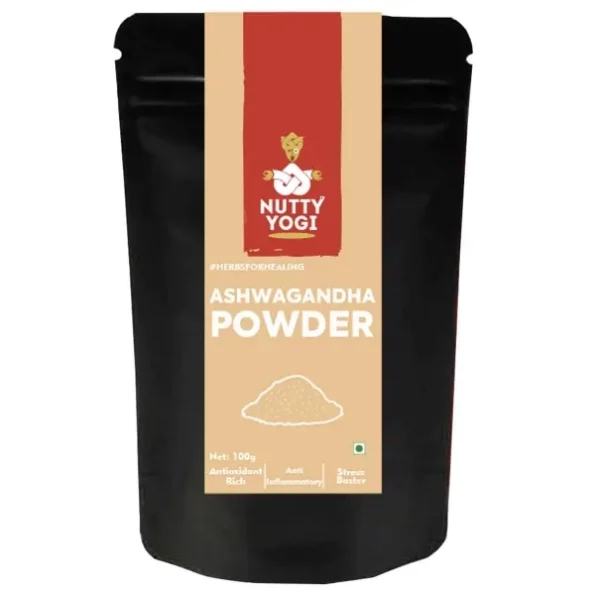 Nutty Yogi Ashwagandha Powder 100gm, Herbkart8t7510kmIRG49L.webp, Herbkart8t7510kmIRG49L