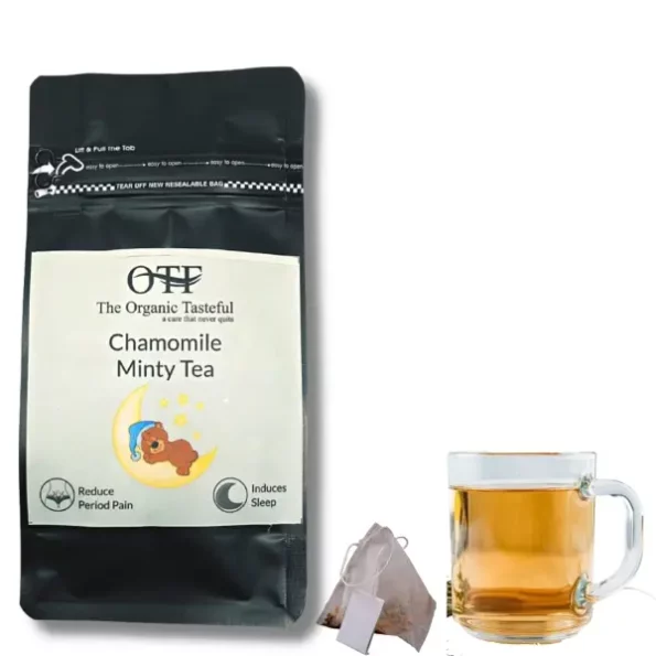 OTF Chamomile Minty Tea (10 Tea Bags) available on Herbkart