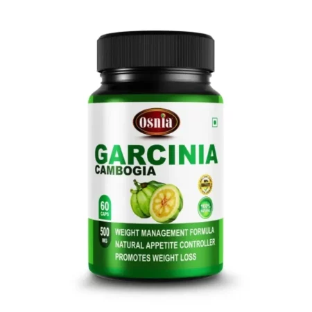 Osnia Garcinia Cambogia 500 Mg Veg Supplement | Support Good Digestion, Boost Energy & Reduce Waist| - 60 Capsules (Garcinia (Pack of 1))