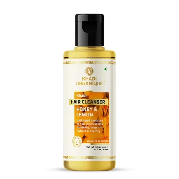 Khadi Organique Honey & Lemon Juice Hair Cleanser (Shampoo) available on Herbkart