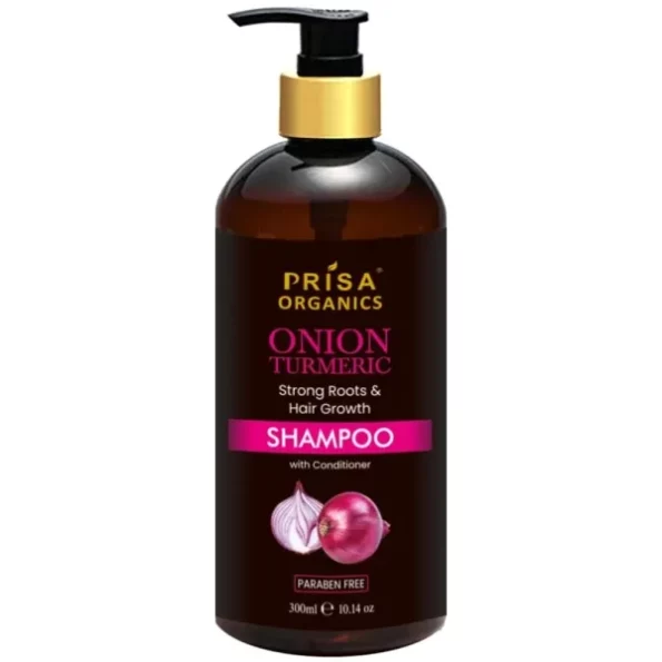 Prisa Organics Onion Turmeric Shampoo with Conditioner, 300 ml, Herbkart8t751ZcPHLoq5L.webp, Herbkart8t751ZcPHLoq5L