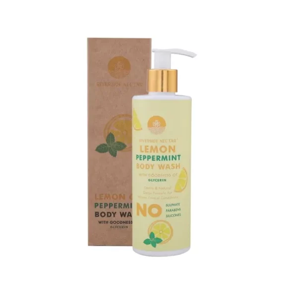 Riverside Nectar Lemon And Peppermint Body Wash With Glycerin, 250 ML available on Herbkart