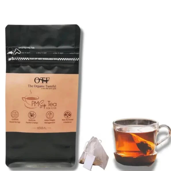 OTF Spearmint PM-Sip Period Herbal Tea - With Shatavari and Chasteberry ( 28 Tea Bags) available on Herbkart