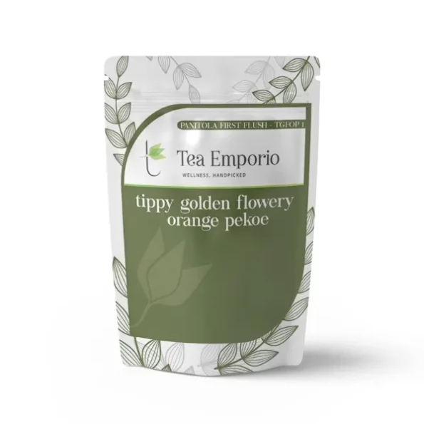 Tea EmporioTEA GOLD STANDARD Panitola First Flush Assam Tea, 50 Grams available on Herbkart