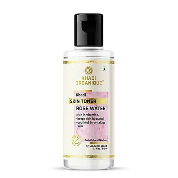 Khadi Organique Pure & Natural Rose Water/Skin Toner - 210Ml, Herbkart8t751hAEnUcMVL.webp, Herbkart8t751hAEnUcMVL