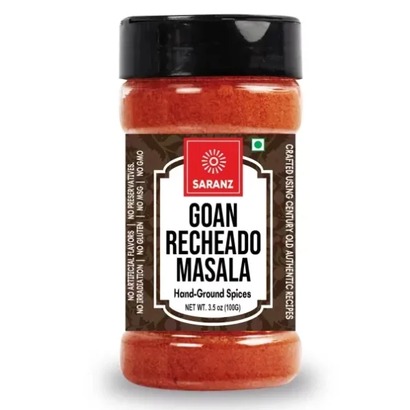 Saranz Goan Recheado Masala- 100 Grams Sprinkler Jar available on Herbkart