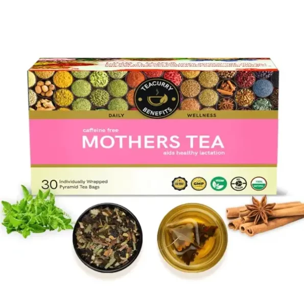 Teacurry Mothers Tea for Feeding - 30 Tea Bags available on Herbkart