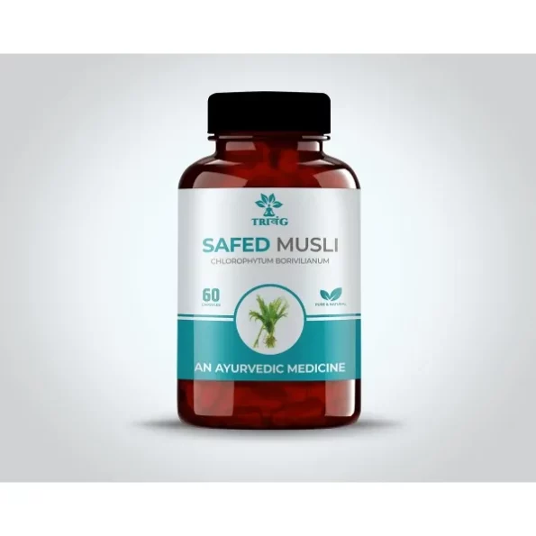 Trivang by Vedrisi Premium Safed Musli 60 Capsules 500mg Each, Herbkart8t761fNIAtJMIL.webp, Herbkart8t761fNIAtJMIL