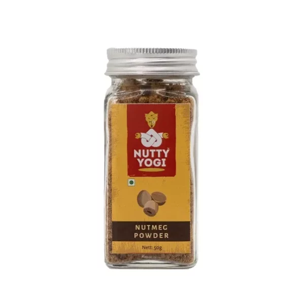 Nutty Yogi Nutmeg Powder 50gm available on Herbkart