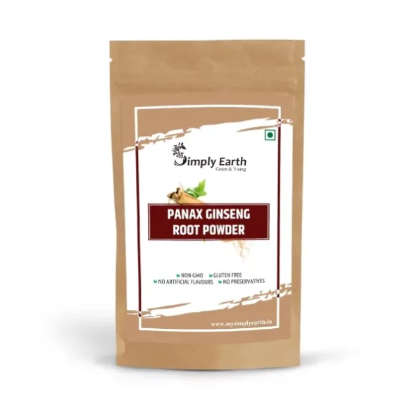 Simply Earth Panax Ginseng Powder - 100 GM available on Herbkart