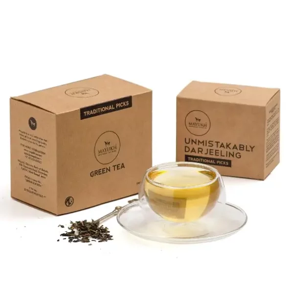 Mayukh - Traditional Green Darjeeling Tea, Loose Tea Leaves, 250 GMS available on Herbkart