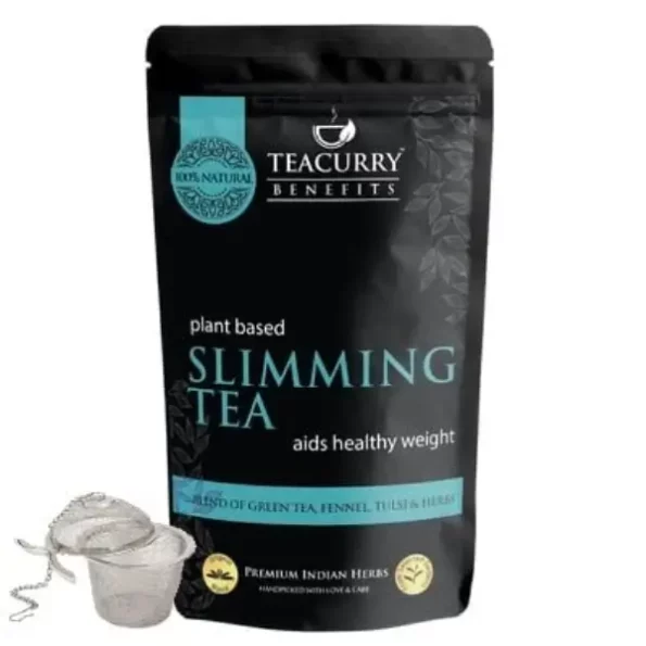 Teacurry 28 Day Slimming Tea for Weight Loss with Free Diet Chart - 100 Gms Loose Tea available on Herbkart