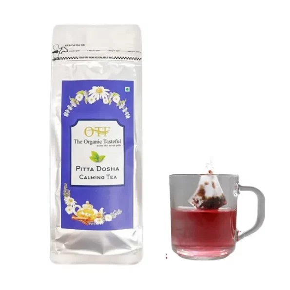 OTF Pitta Dosha Calming tea, 15 tea bags available on Herbkart