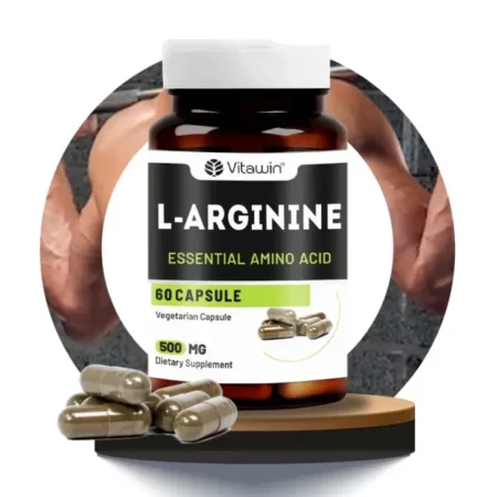 VitaWin L-ARGININE Capsules For Maximum Strength || Boost Energy || Muscle Pump || Recovery || Muscle Building & Endurance || 60 Capsules