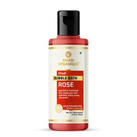 Khadi Organique Herbal Aromatic Bubble Bath (Rose bubble bath)
