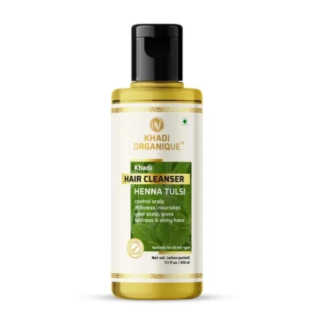 Khadi Organique Henna Tulsi Hair Cleanser (Shampoo) Pack Of 1