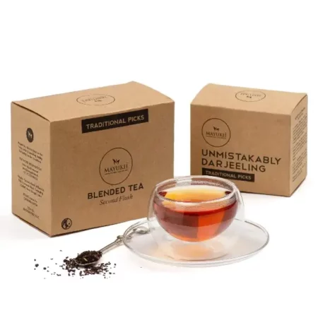Mayukh Tea, Darjeeling Tea+Dooars Blended Tea | Black Tea, Darjeeling Tea + CTC | 100gms - 40 Cups (100 Gms)