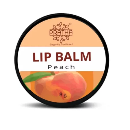 Pratha Naturals Fresh Peach Lip Balm for Women Nourishes and Moisturizer Blend Lip Gloss with Delicious Fruity Flavor Lip Butter