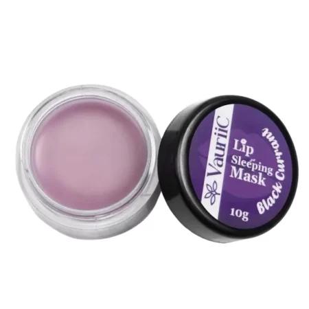 VauriiC Lip Plumping Mask with Avacado Butter & Viramin E for Naturally Glowing Lips | Fades Lip Pigmentation | Smoothes Flaky & Dry Lips | Soft Lips, Lip Sleeping Mask | Nourished, Plump & Glowing Lips | Hydrated & Soft Lips | Men & Women - 10 gm