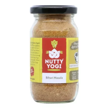 Nutty Yogi Bihari Masala | Homemade Mother's Recipe | No preservatives| Natural & Fresh| 125 gm (Pack of 1)