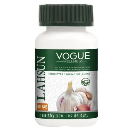 Vogue Wellness Lahsun Tablet Promotes Cardiac Wellness- 60 Tablet