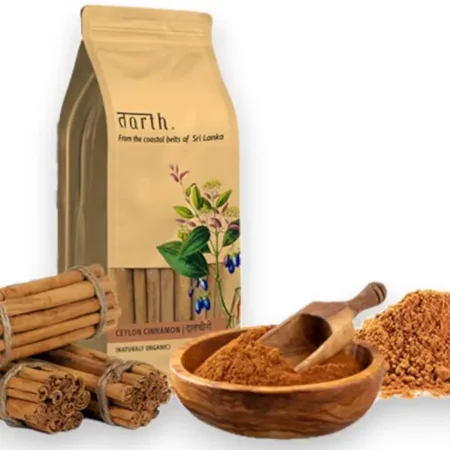 Tarth Organic Ceylon Cinnamon Powder | True Cinnamon Powder - Sourced from Sri Lanka -100 grams